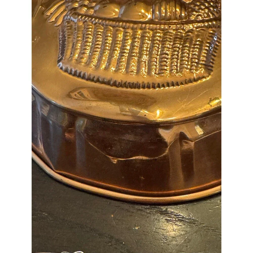 Vintage fruit basket jello molds wall hanging decor made in Korea